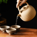 Japanese Style ceramic pots retro tea kettle for induction cooker cooking fire cooking
